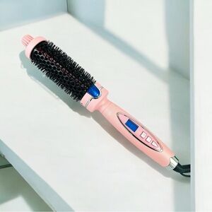 NWT Head Kandy Metallic Perfectionist 32mm Round Thermal Brush Pink